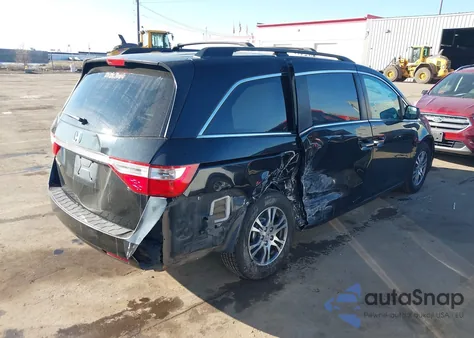 2011 Honda Odyssey Ex-L из США, поврежденный, VIN 5FNRL5H60BB050552